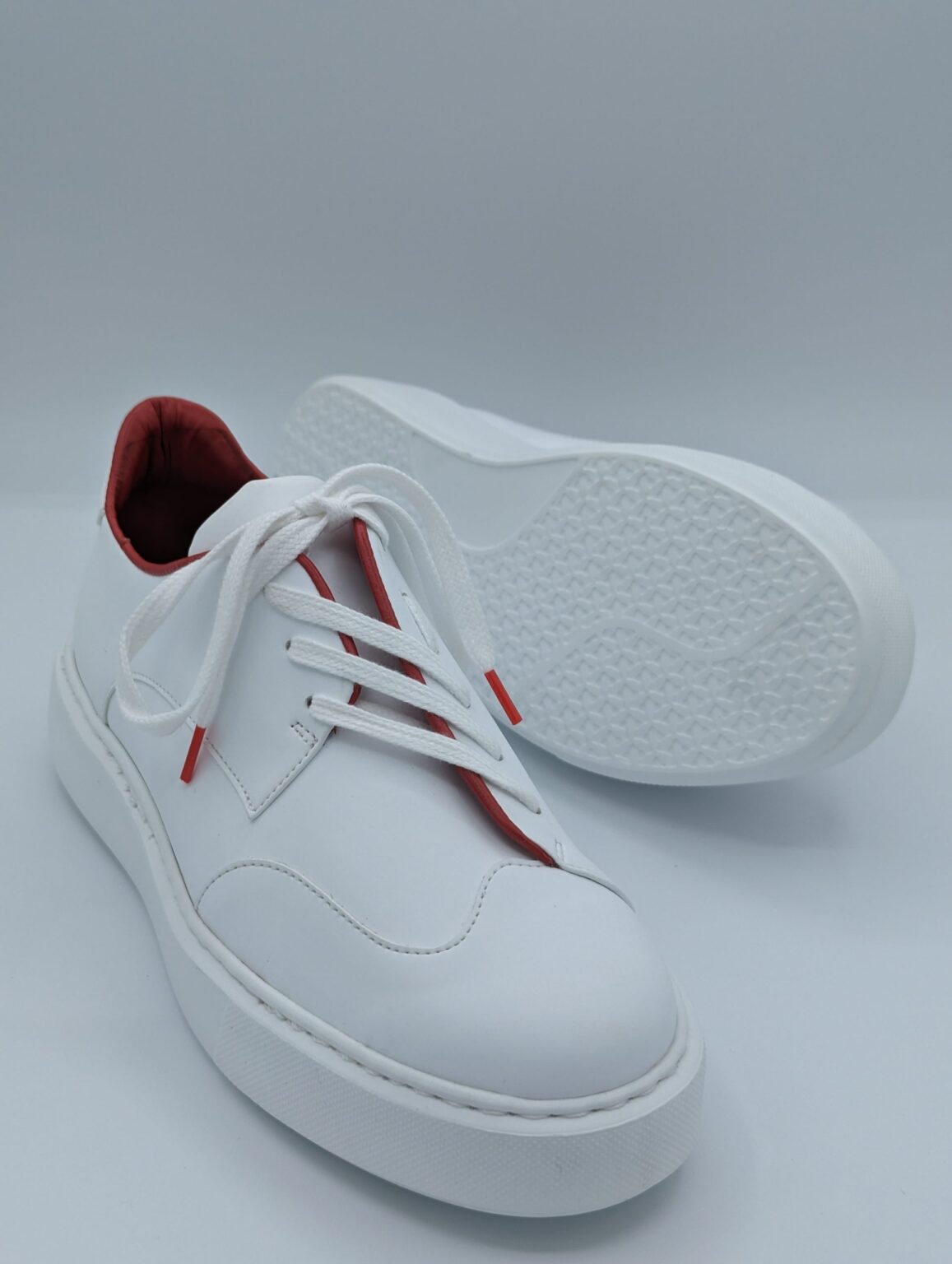 sneakers femme cuir blanc de luxe